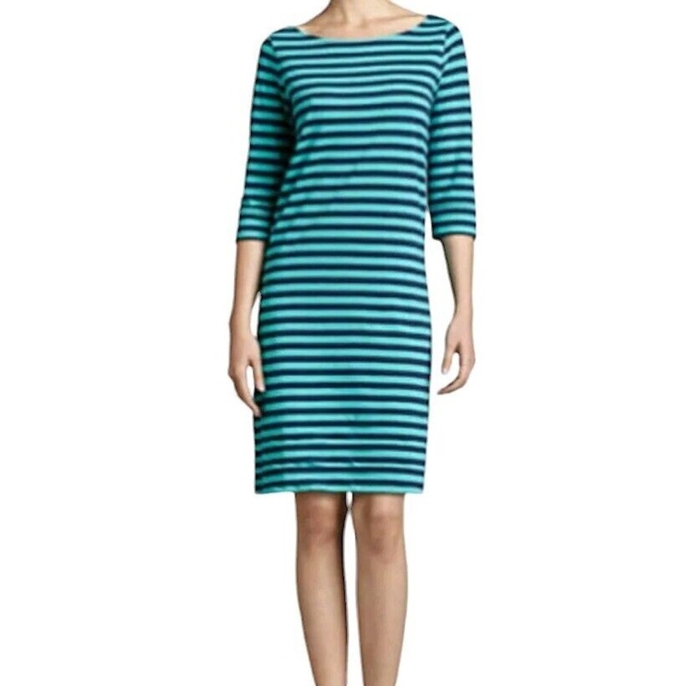 Lilly‎ Pulitzer Womens Knee Length Dress Size Small Boatneck Casual 3 4 Sleeve